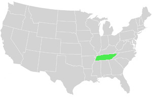 Tennessee - Geographie und Landkarte